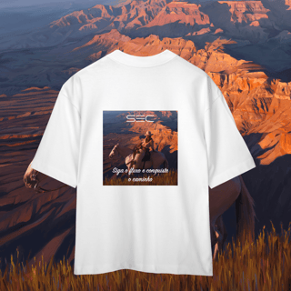 Nome do produto In the middle run a river - Camiseta Oversized