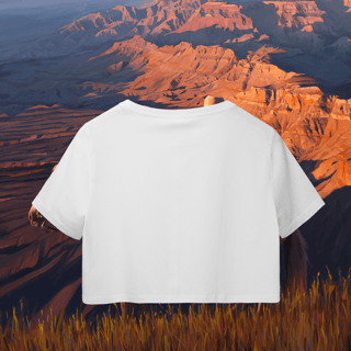 Nome do produto In the middle run a river - Camisa Cropped