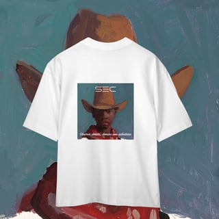 Nome do produto Larry the judge - Camiseta Oversized