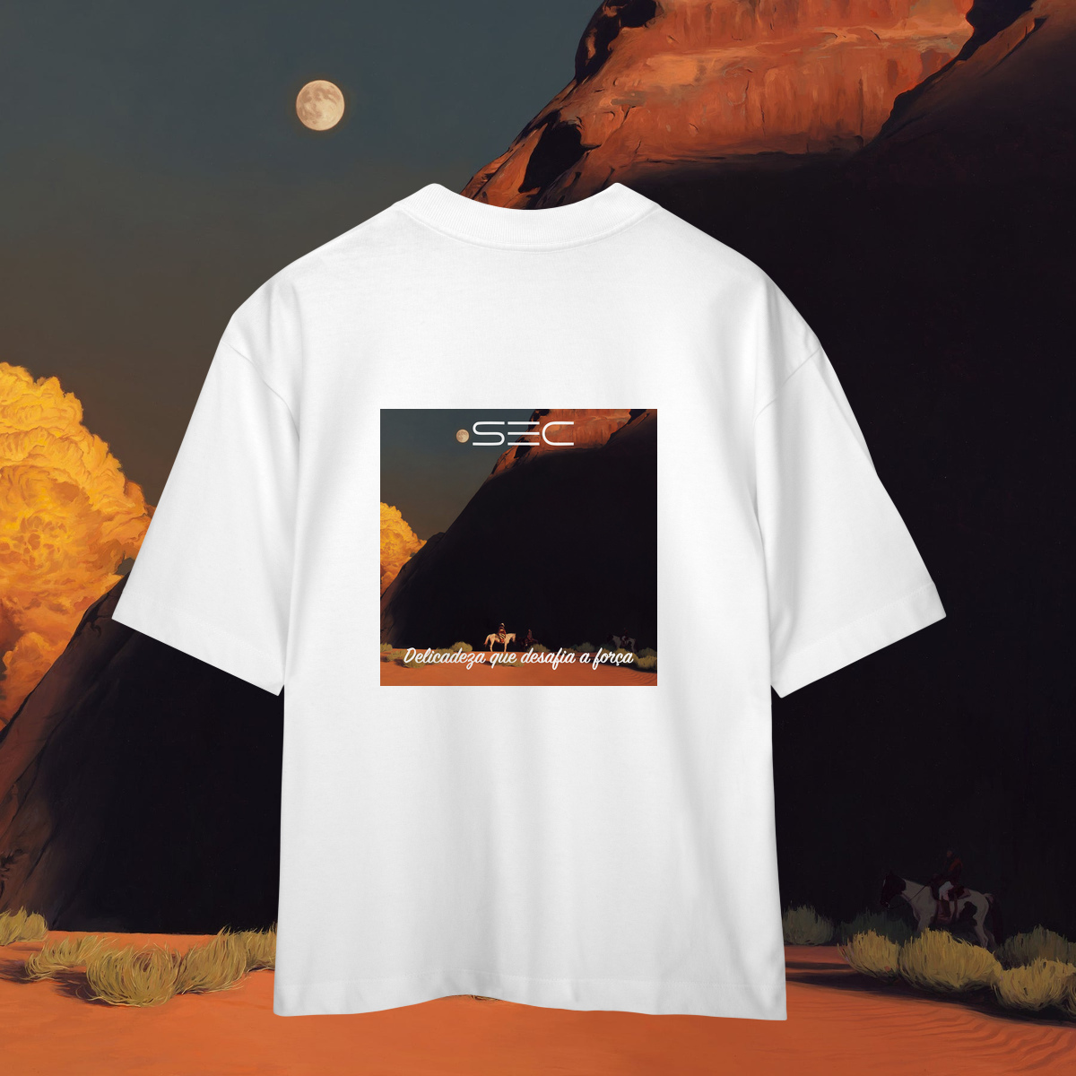 Nome do produto Little Sheep - Camiseta Oversized