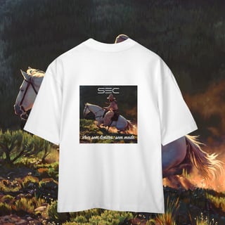 Nome do produto Living on the edge - Camiseta Oversized