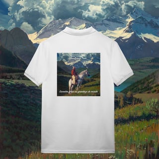 Nome do produto Living with Mountains - Polo Prime