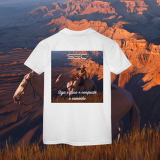 Nome do produto In the middle run a river - Polo Feminina