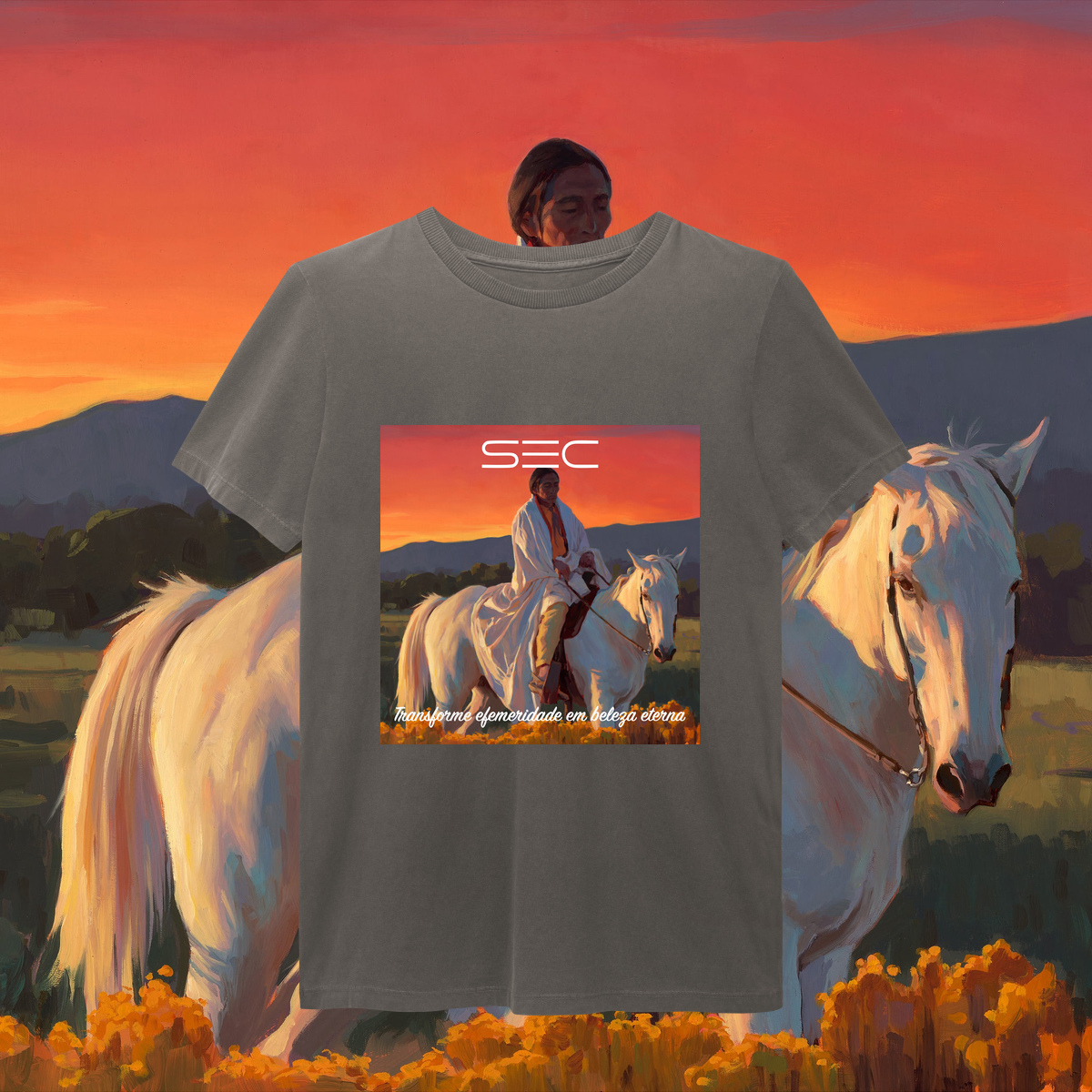 Nome do produto: Mariposa Afterglow - T-Shirt Estonada