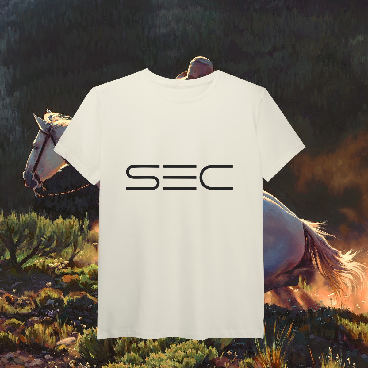 Nome do produto Living on the edge - T-Shirt Pima