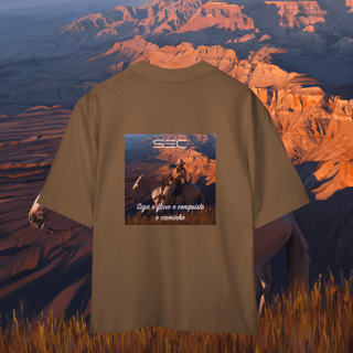 Nome do produto In the middle run a river - Camiseta Oversized