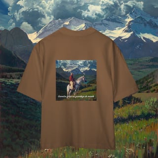 Nome do produto Living with Mountains - Camiseta Oversized