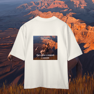 Nome do produto In the middle run a river - Camiseta Oversized