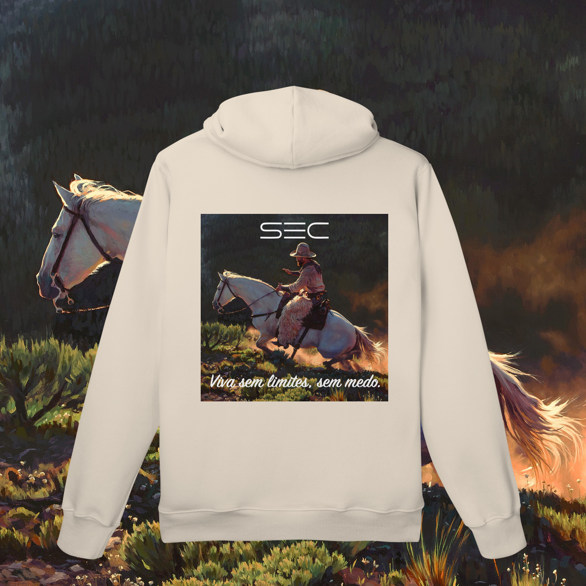 Nome do produto Living on the edge - Moletom Prime Canguru