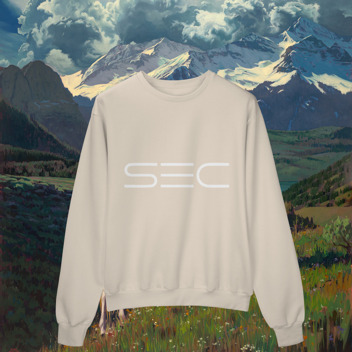 Nome do produto Living with Mountains - Moletom Prime Fechado