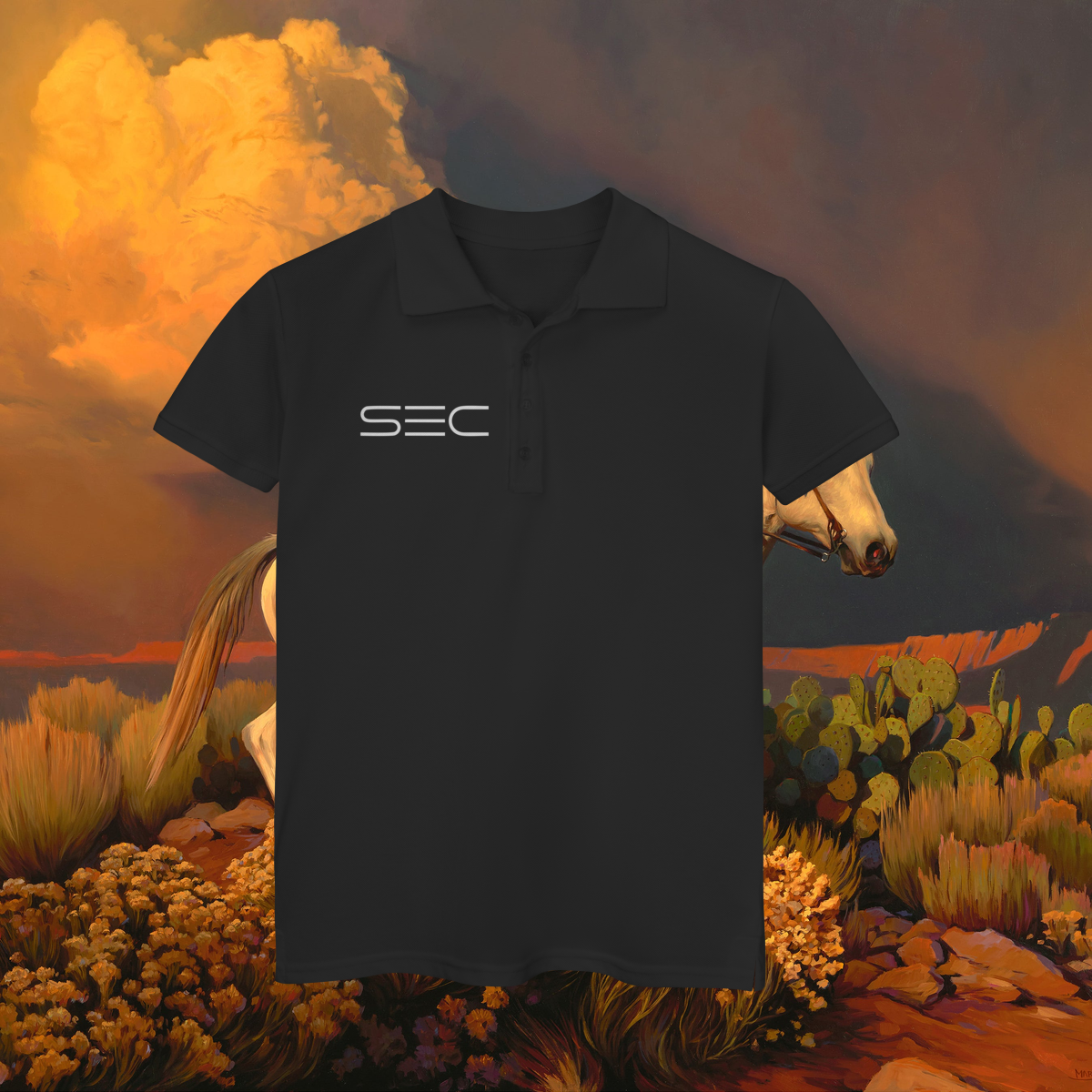 Nome do produto: Electric Desert - Polo Feminina