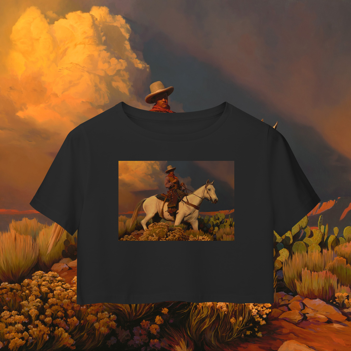 Nome do produto: Electric Desert - Camisa Cropped