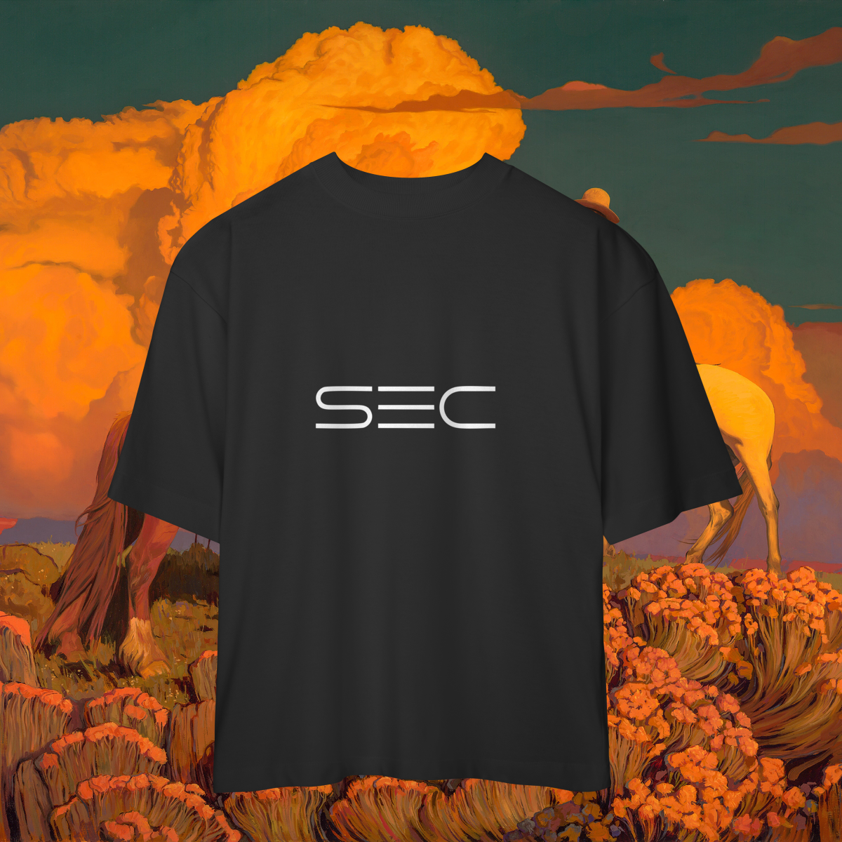 Nome do produto: Emerald Sky - Camiseta Oversized