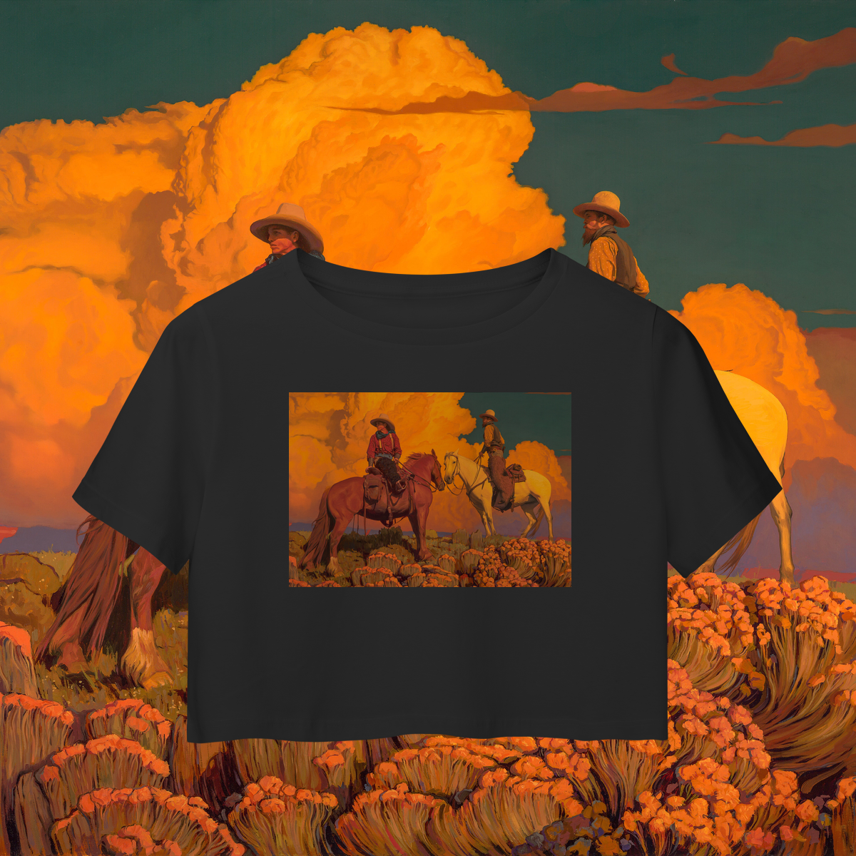 Nome do produto: Emerald Sky - Camisa Cropped