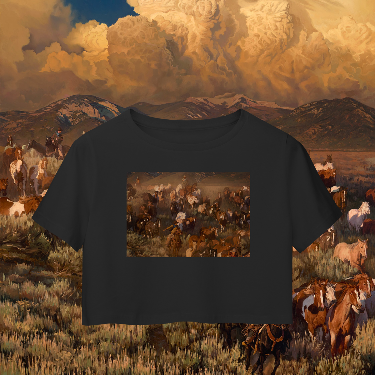 Nome do produto: Heaven`s gate - Camisa Cropped