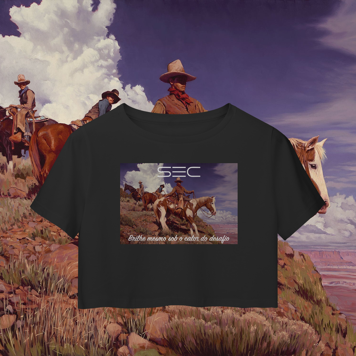 Nome do produto: High sun in Arizona - Camisa Cropped