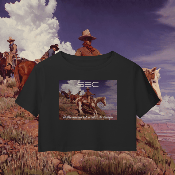 High sun in Arizona - Camisa Cropped