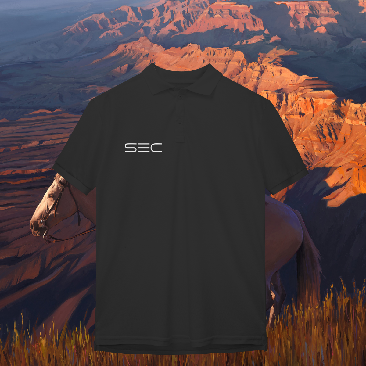 Nome do produto: In the middle run a river - Polo Prime