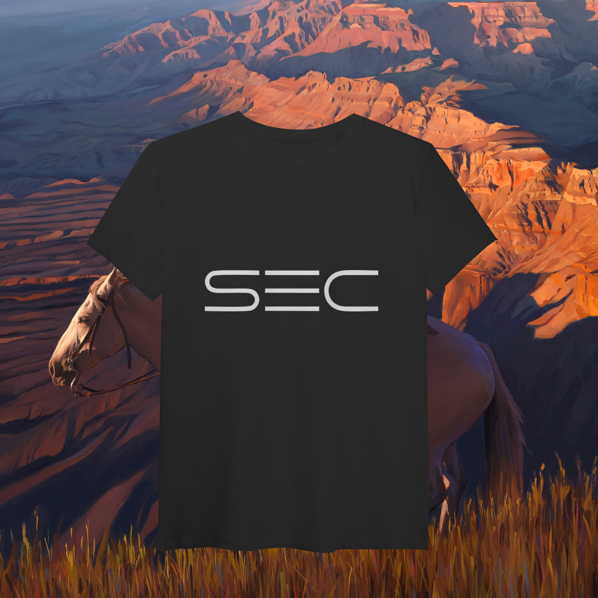 Nome do produto: In the middle run a river - T-Shirt Pima