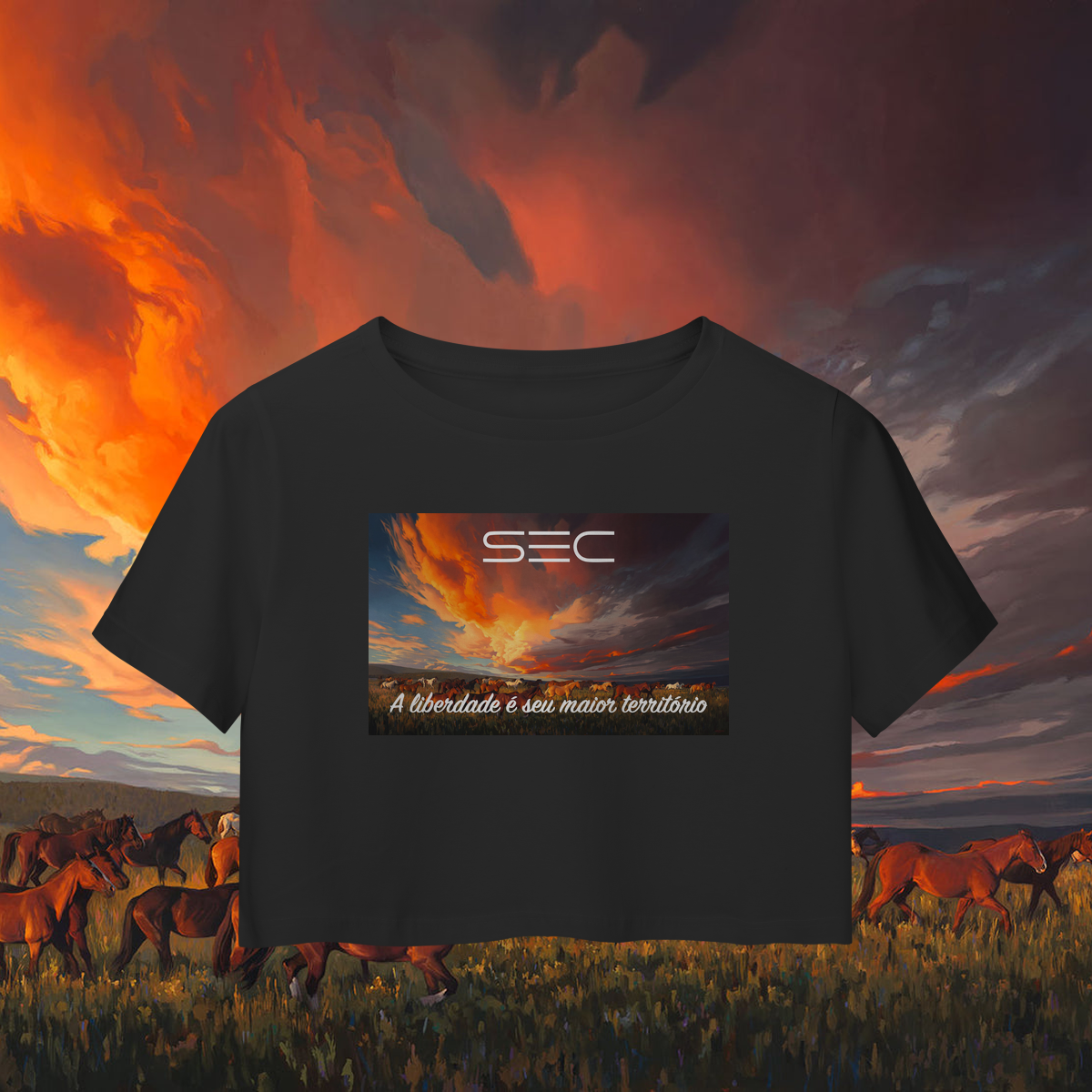 Nome do produto: Independence - Camisa Cropped