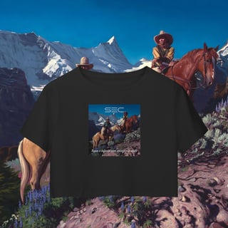 Nome do produto Kiss the Sky - Camisa Cropped