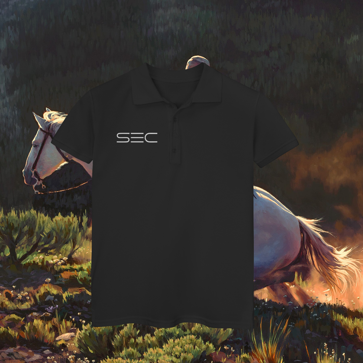 Nome do produto: Living on the edge - Polo Feminina