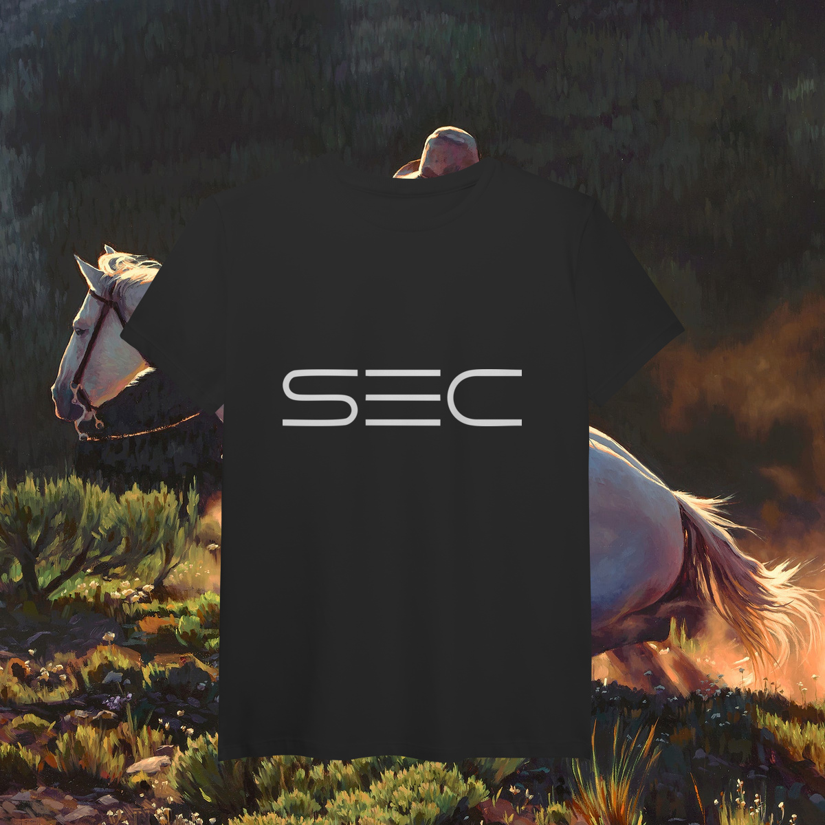 Nome do produto: Living on the edge - T-Shirt Pima