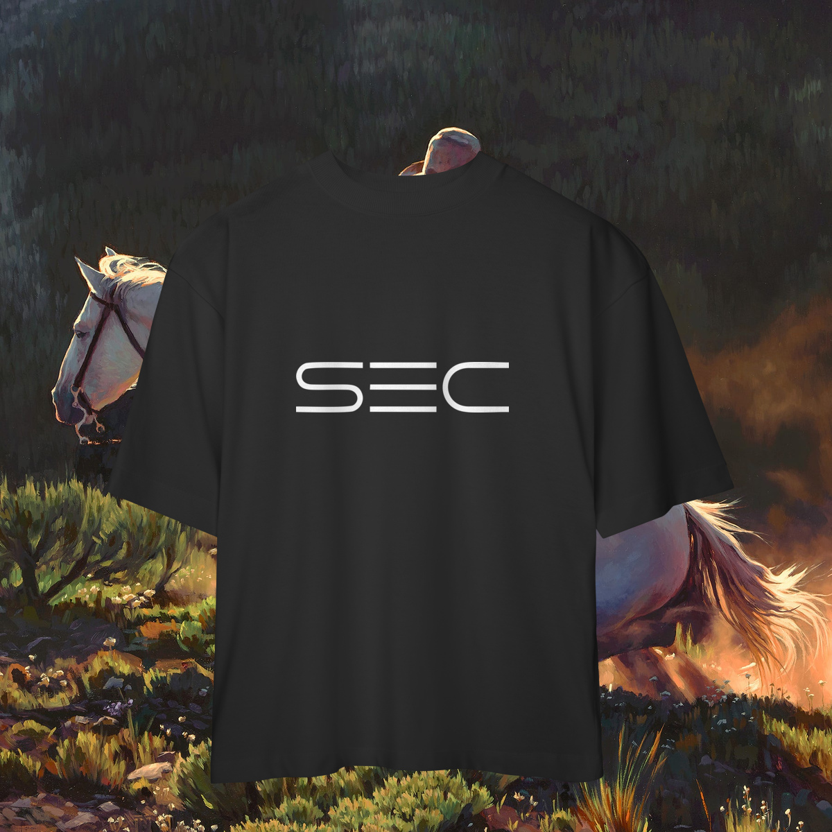 Nome do produto: Living on the edge - Camiseta Oversized