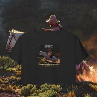 Living on the edge - Camisa Cropped