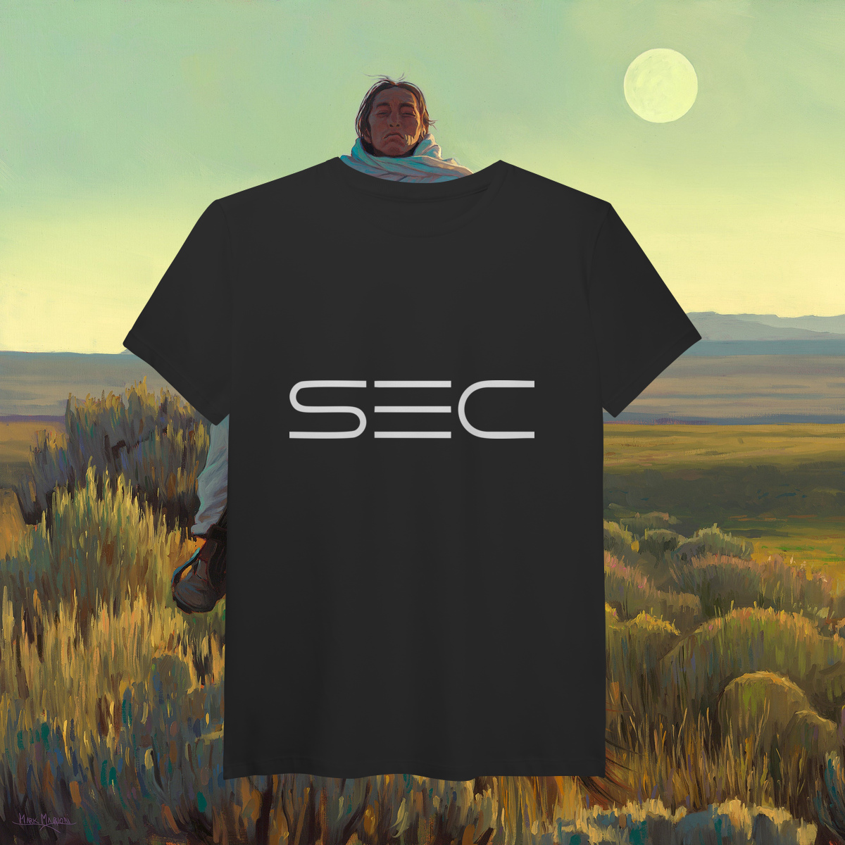 Moon rising - T-Shirt Pima