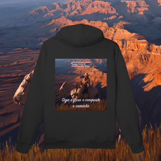 Nome do produto In the middle run a river - Moletom Prime Canguru