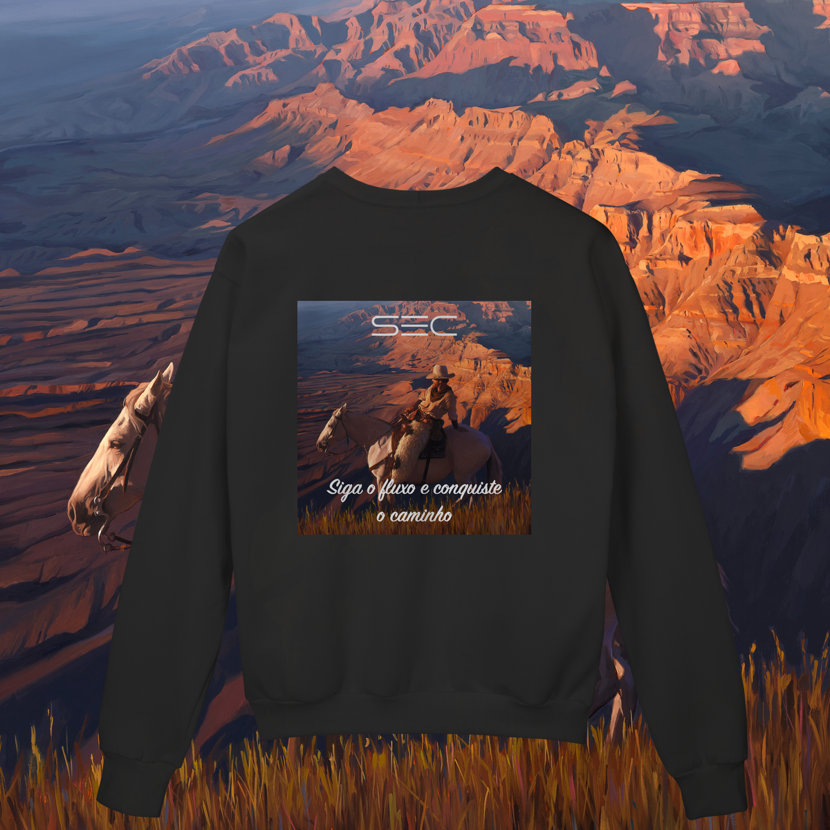 Nome do produto: In the middle run a river - Moletom Prime Fechado