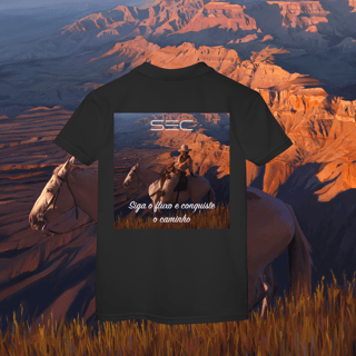 Nome do produto In the middle run a river - Polo Feminina