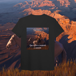 Nome do produto In the middle run a river - T-Shirt Pima