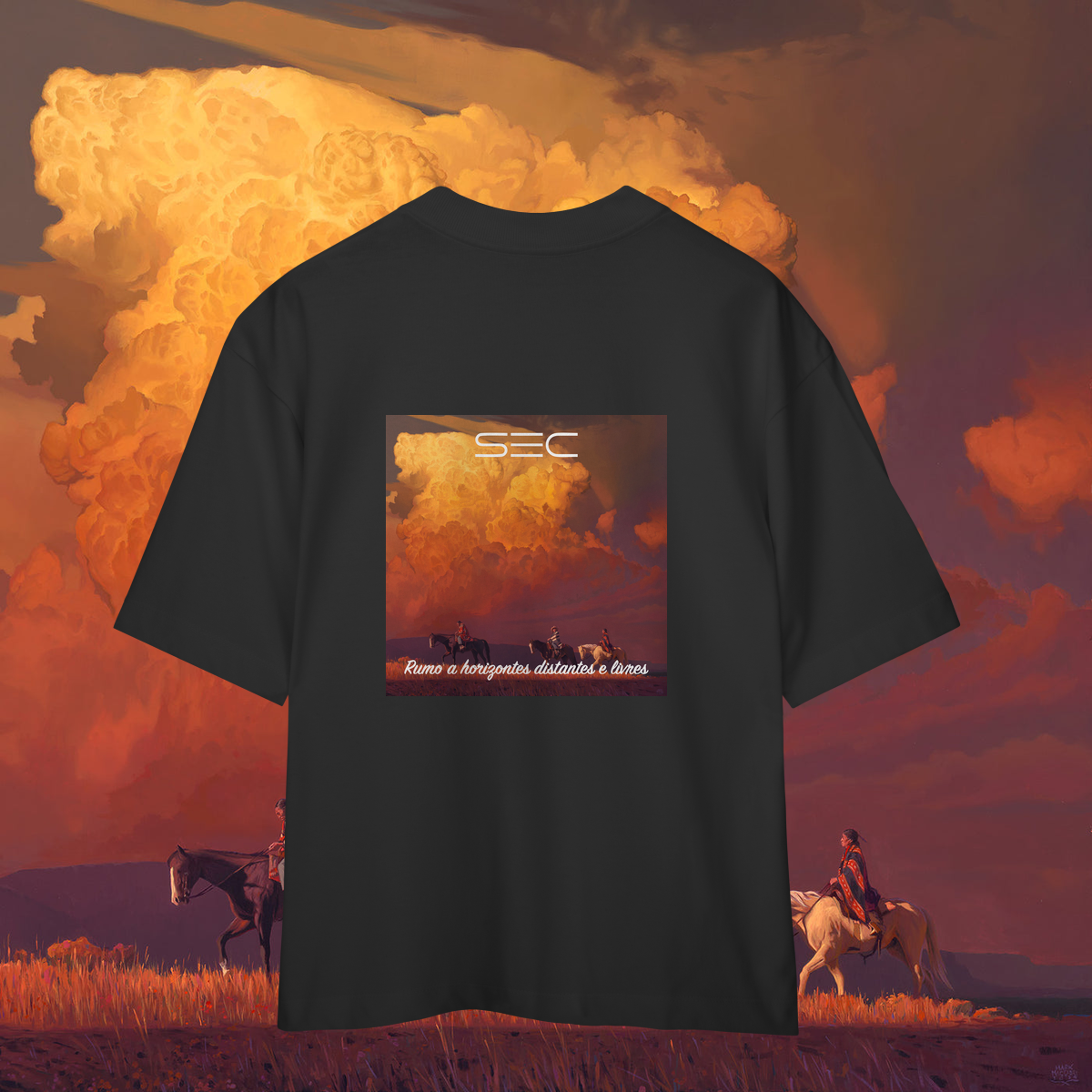 Nome do produto: Journey to blue waters - Camiseta Oversized