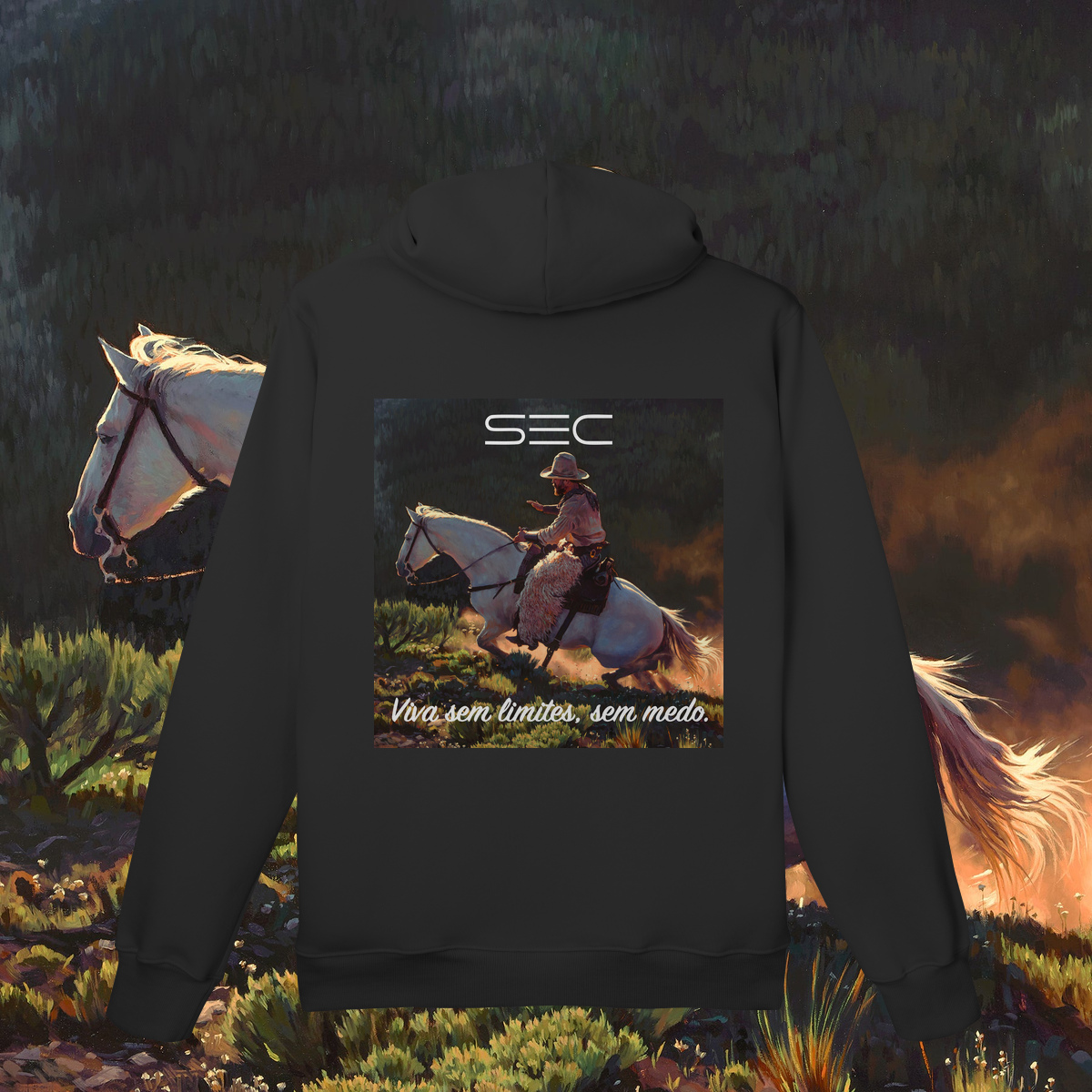 Nome do produto Living on the edge - Moletom Prime Canguru