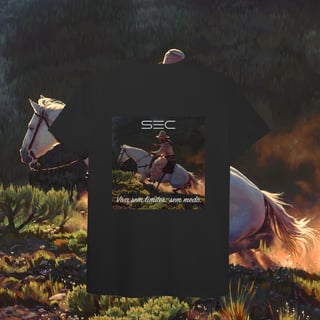 Nome do produto Living on the edge - T-Shirt Pima