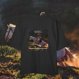 Nome do produto Living on the edge - Camiseta Oversized