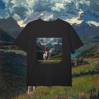 Nome do produto Living with Mountains - T-Shirt Plus Size