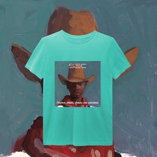 Nome do produto Larry the judge - T-Shirt Estonada