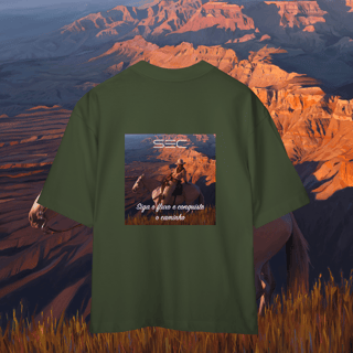 Nome do produto In the middle run a river - Camiseta Oversized