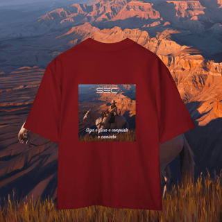 Nome do produto In the middle run a river - Camiseta Oversized