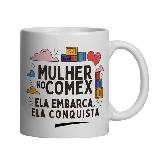 Caneca - Mulher no Comex: Inteligência em Movimento