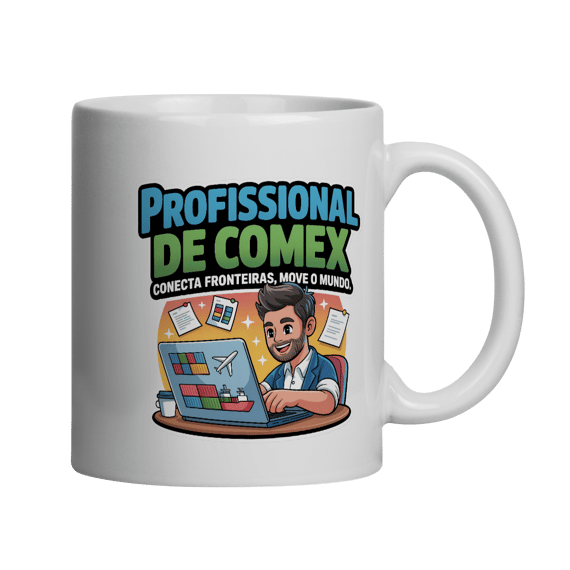 Caneca Conecta Fronteiras, Move o Mundo ☕ 