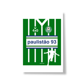 Nome do produto Poster - Paulistão 93