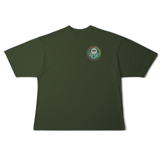 Nome do produto Camiseta Oversized - Somos Diversos (estampa frente e verso)