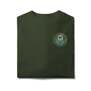 Nome do produto Camiseta Oversized - Somos Diversos (estampa frente e verso)