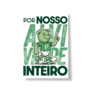 Nome do produto Poster - Por Nosso Alviverde