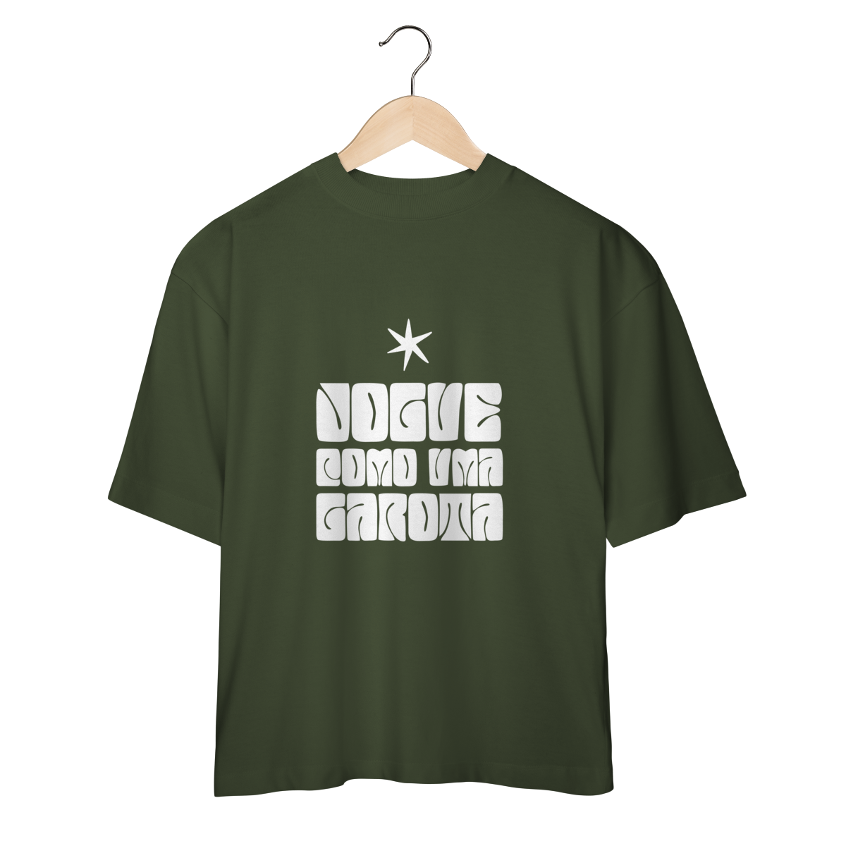 Camiseta Oversized - Jogue Como uma Garota