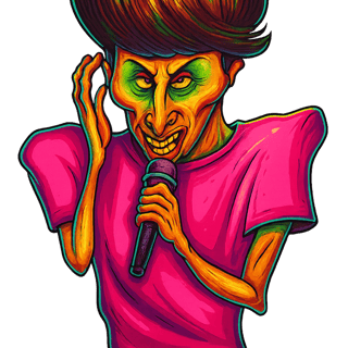 Nome do produto Camisa Estampada Cropped– Caricatura Exclusiva | VOU DESENHAR VOCÊ